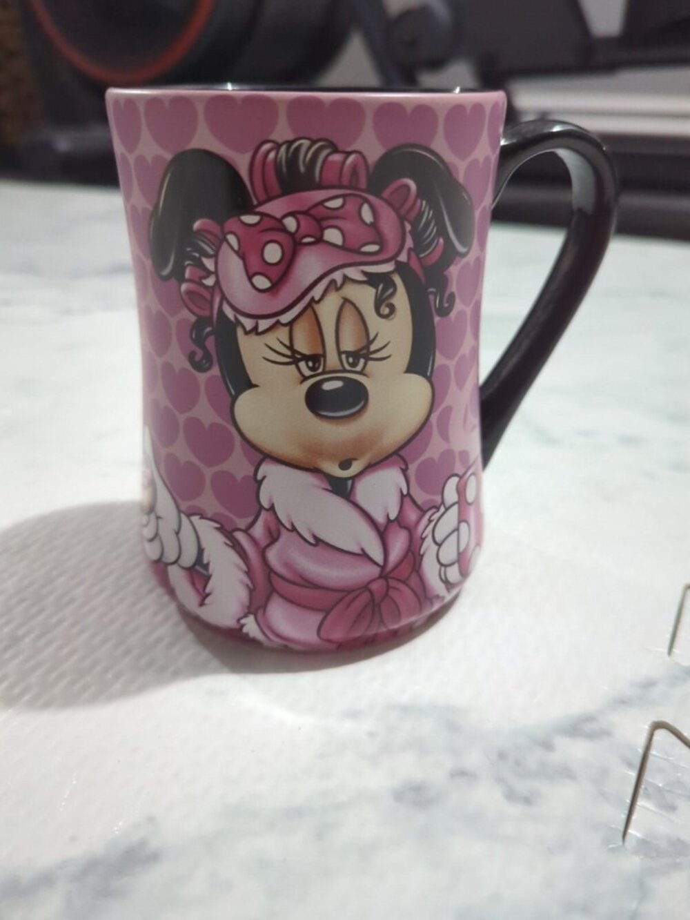 Disney Parks Minnie Mouse "Mornings Aren't Pretty" Mug